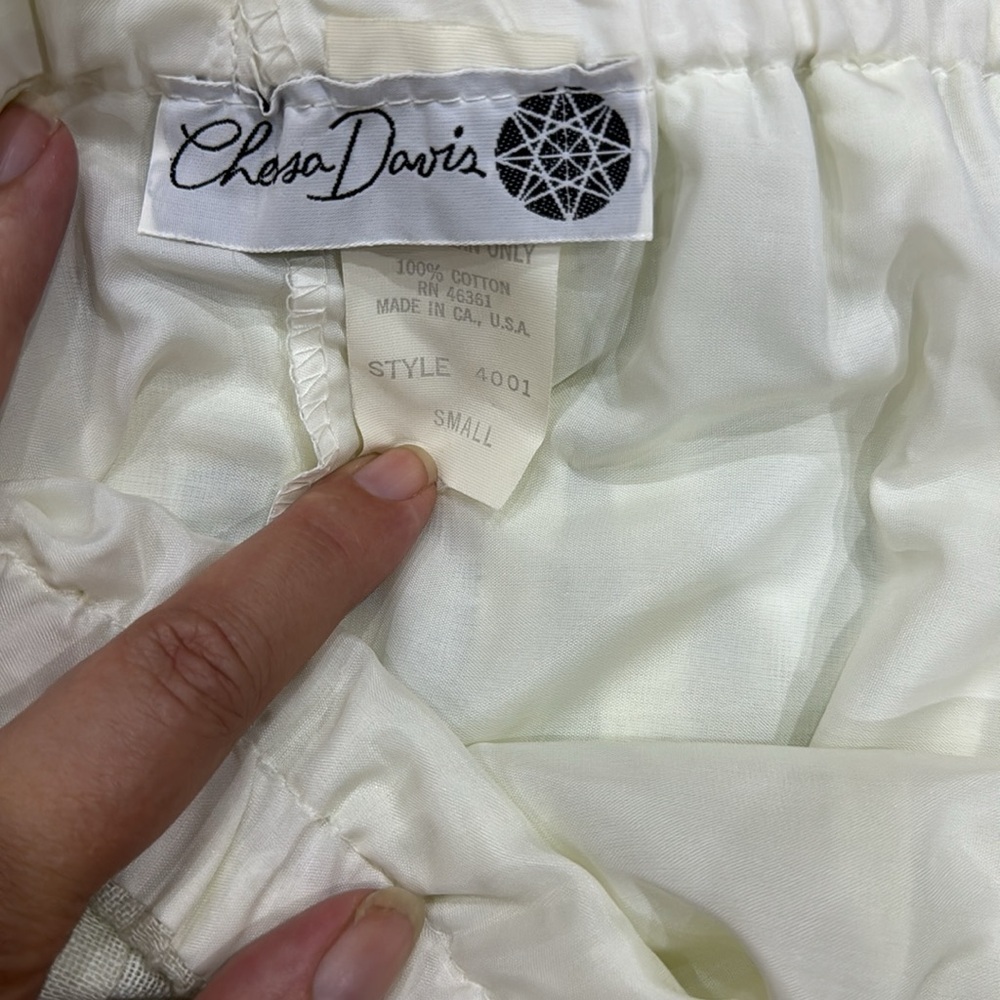 70’s gorgeous Chessa Davis floral skirt size small - Picture 5 of 8